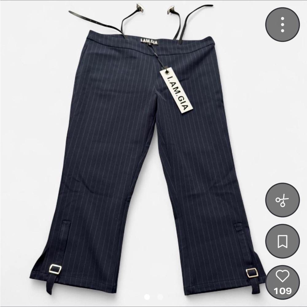 NWT I AM GIA marrion capri pinstripe capris